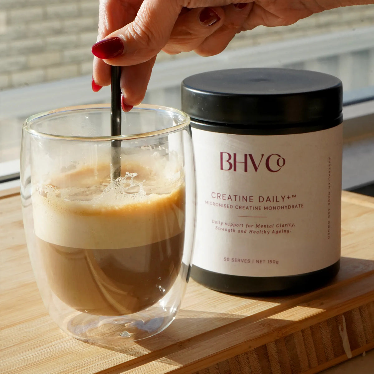 Creamy Creatine Morning Latte